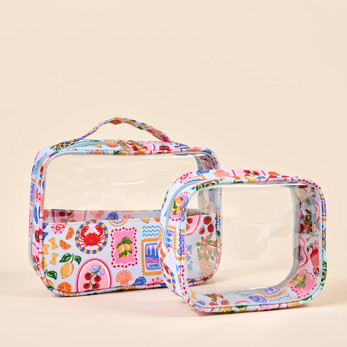 The Darling Effect - Clearly Chic Cosmetic Bag Set - Ciao Bella