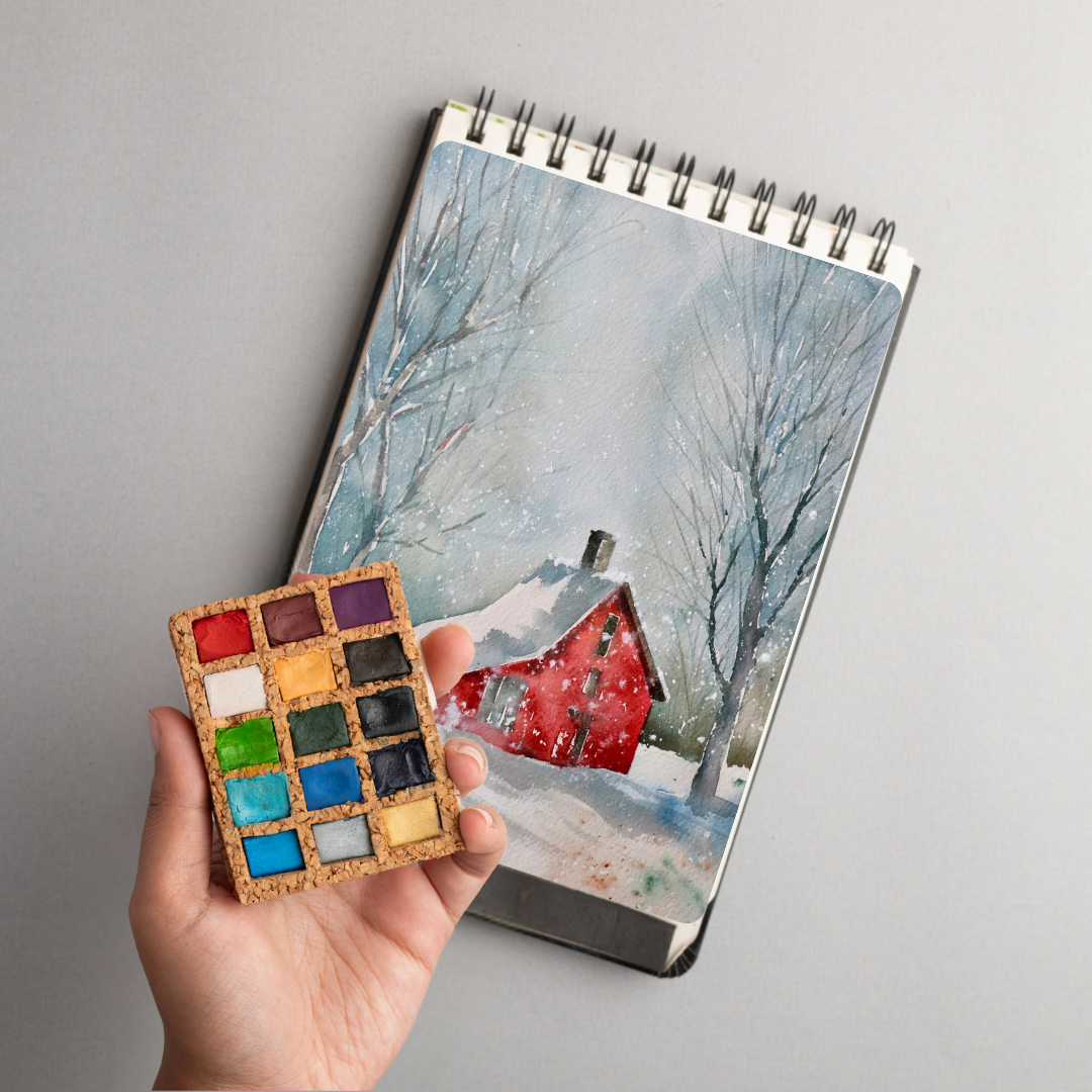 Viviva Colors - Winter Pans - Mini Palette - 15 colors