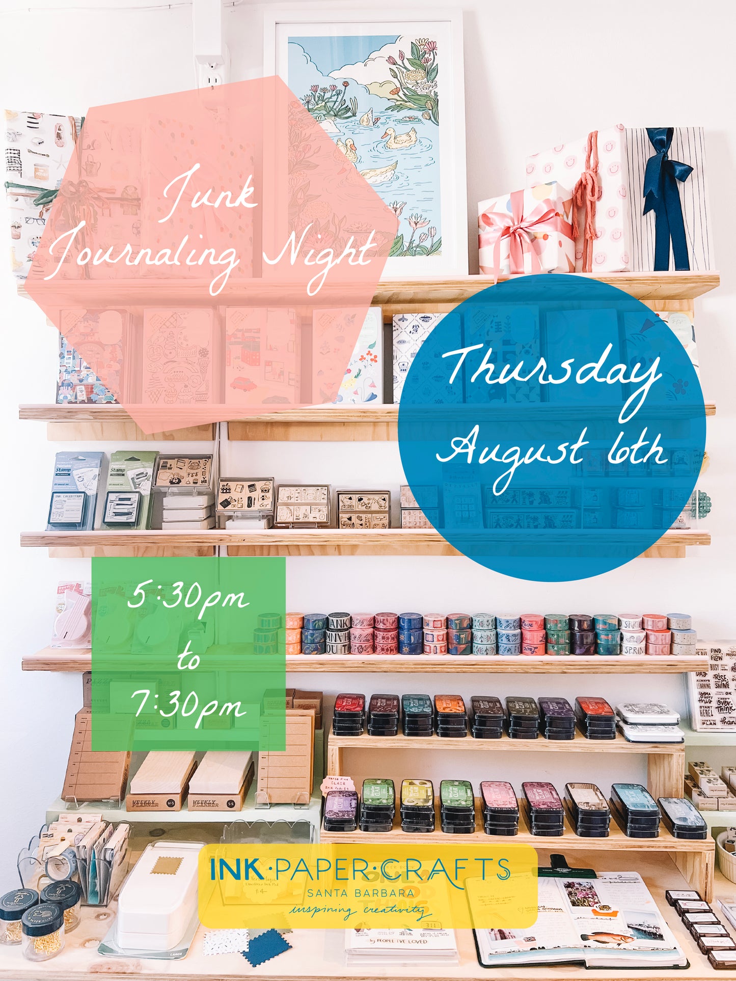 Junk Journaling Night: Thurs. 8/20