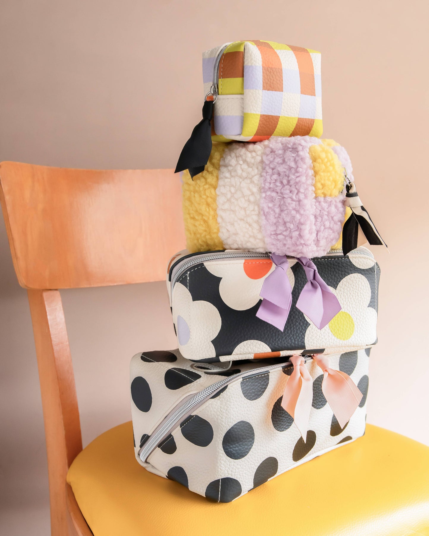 Caroline Gardner Multi Check Ultra Mini Cube