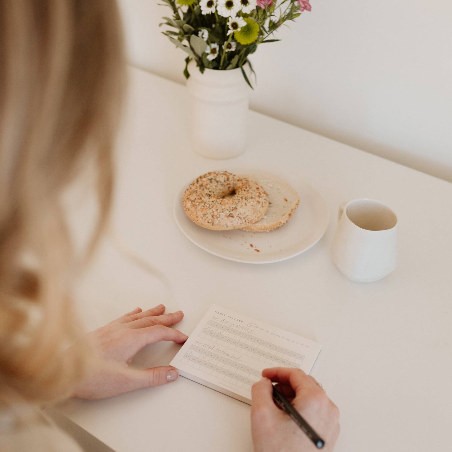 Ramona & Ruth Monthly Habit Tracker Notepad