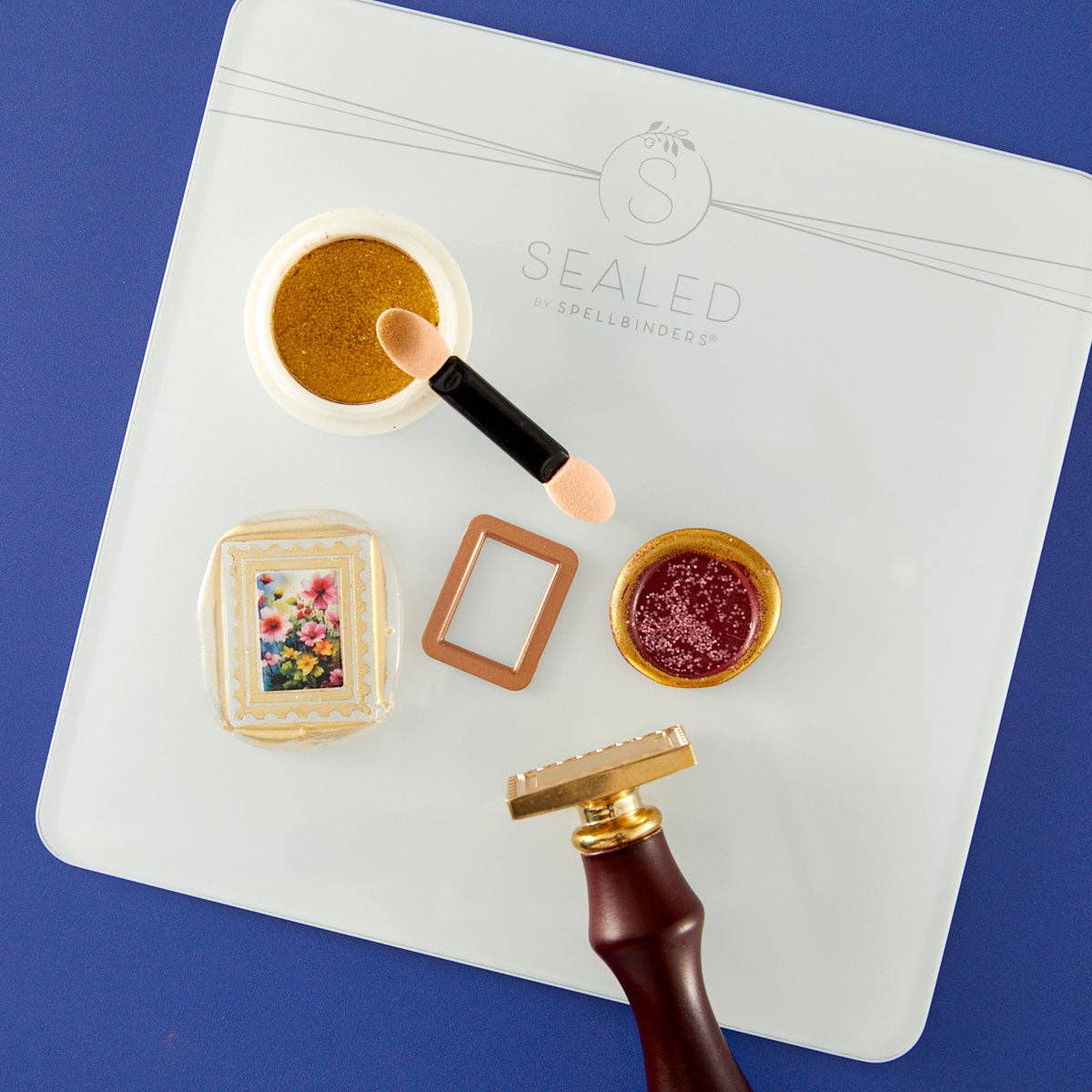 Hero Arts + Spellbinders - Sealed Glass Mat from the Clear Seal Maker Tool Collection