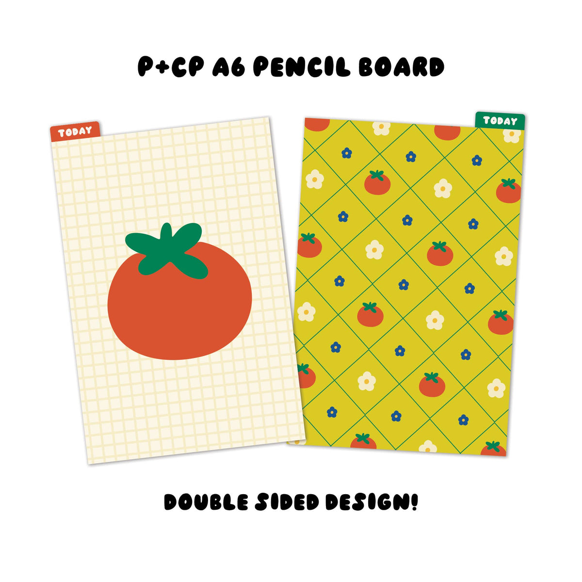 The Paper + Craft Pantry - A6 Planner Pencil Board: Tomatoes Forever