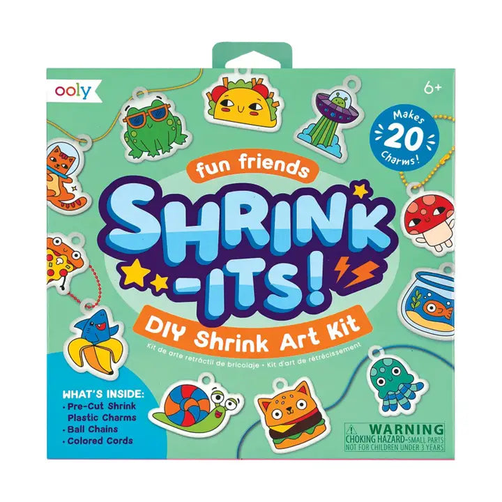 Ooly - Shrink-It's! - DIY Shrink Art Kit - Fun Friends