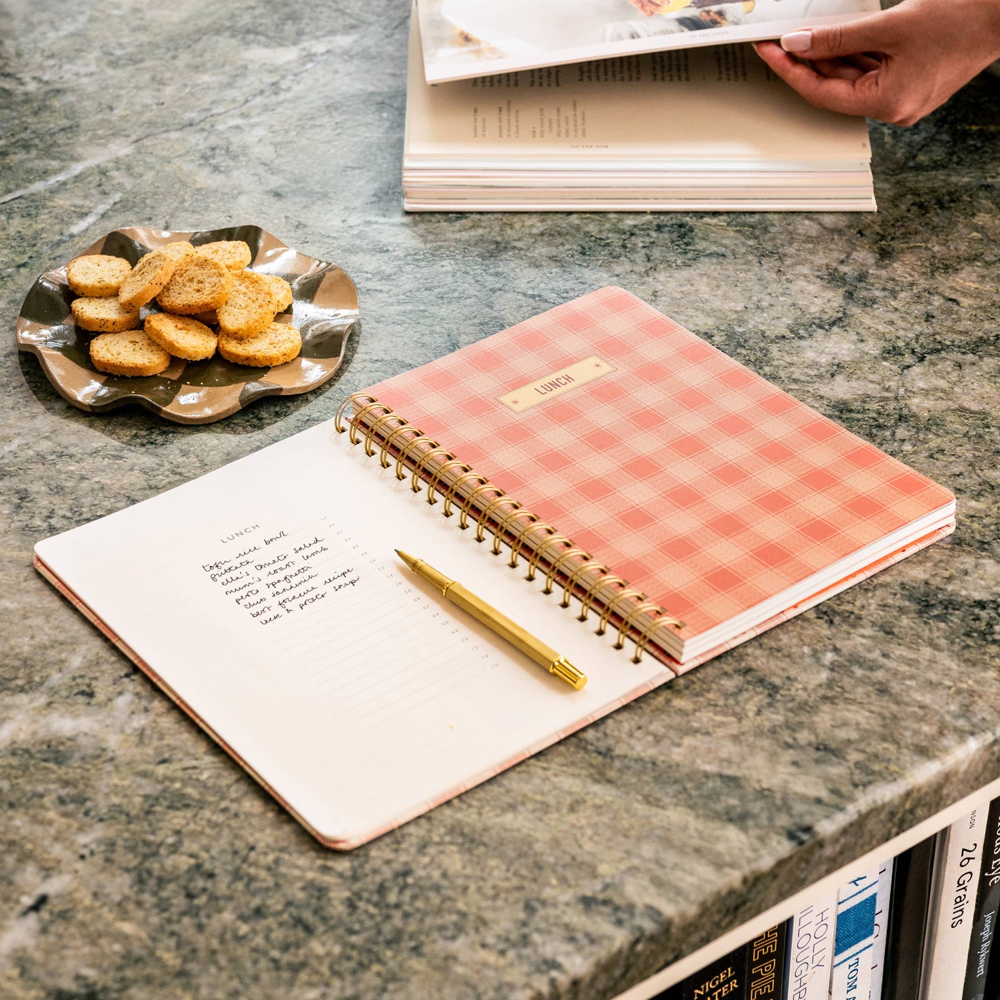 Papier Guided Recipe Journal B5 Hardcover Spiral