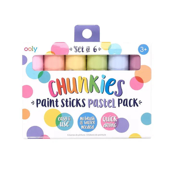 Ooly - Chunkies Paint Sticks - Set of 6