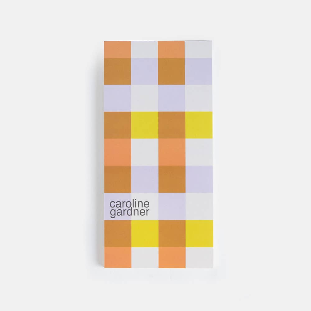 Caroline Gardner Multi Flower Natural List Pad