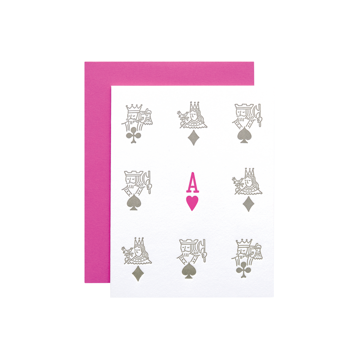 Love card. High quality pink greeting card