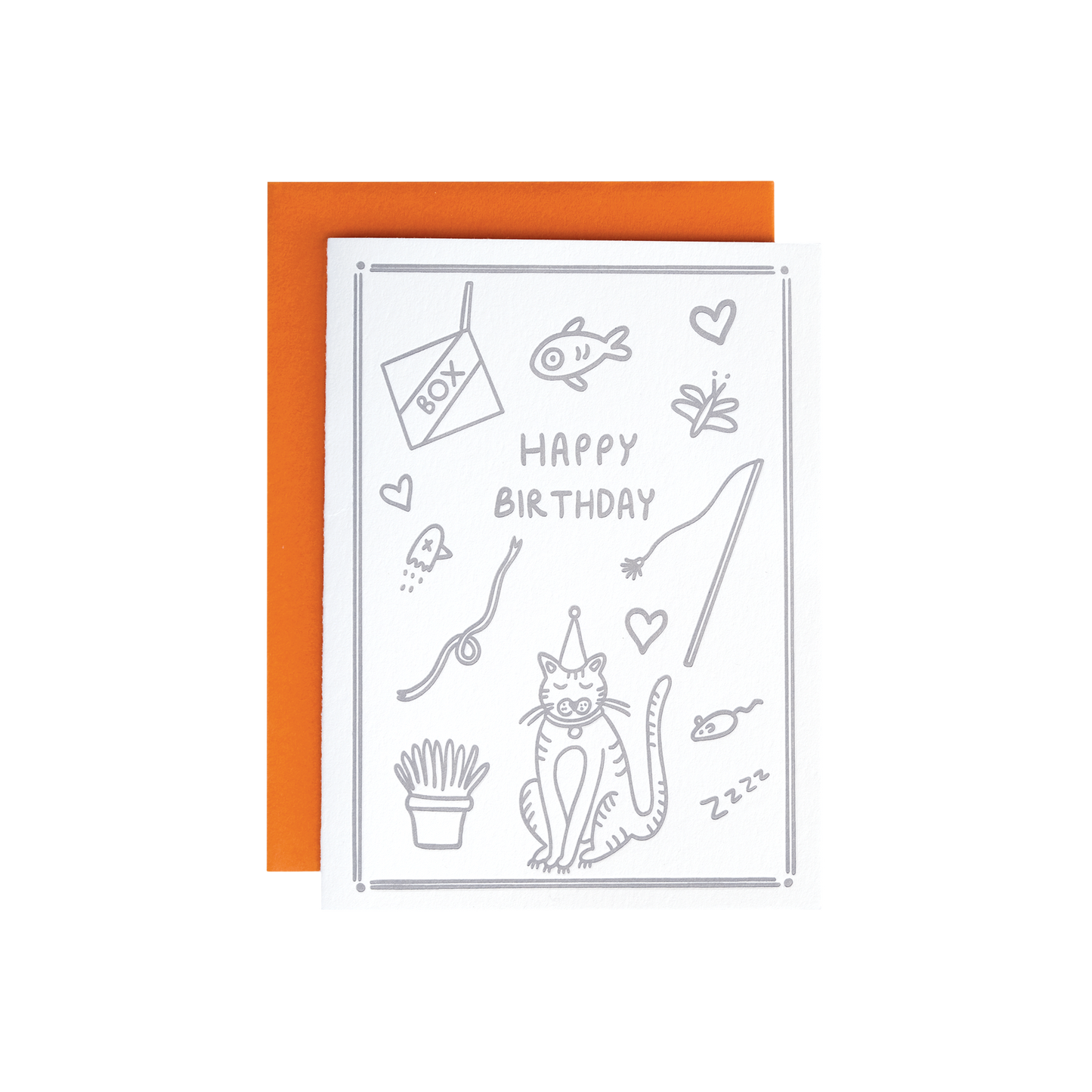 Cat Person Birthday Wishes Card