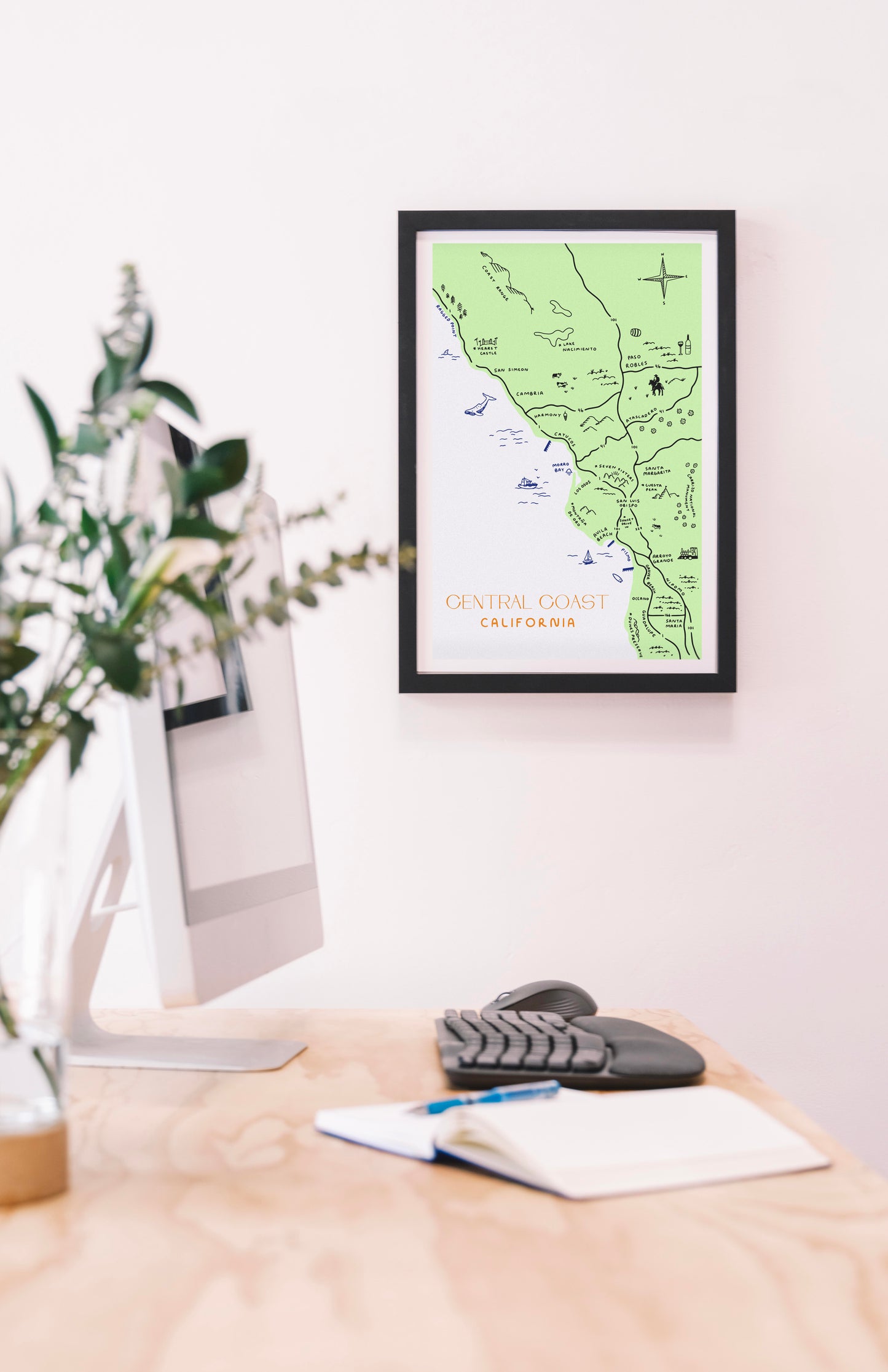 Central Coast Map