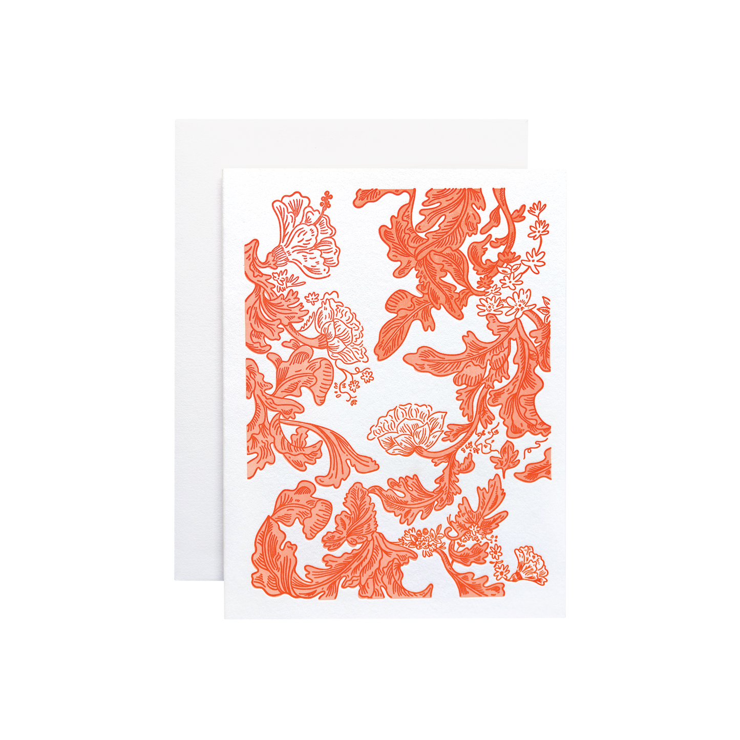 Elegant floral wedding card. Greeting card.