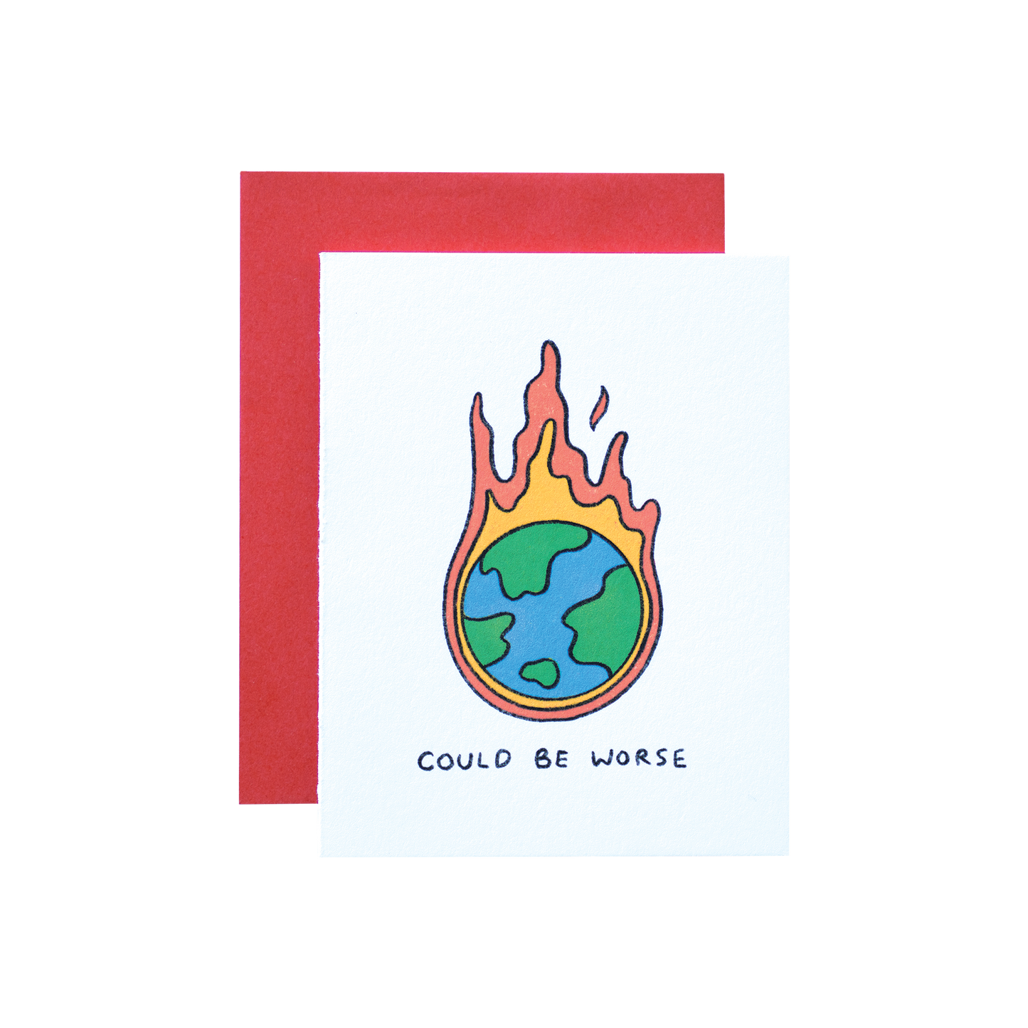 Could be Worse. Fun greeting card friendship