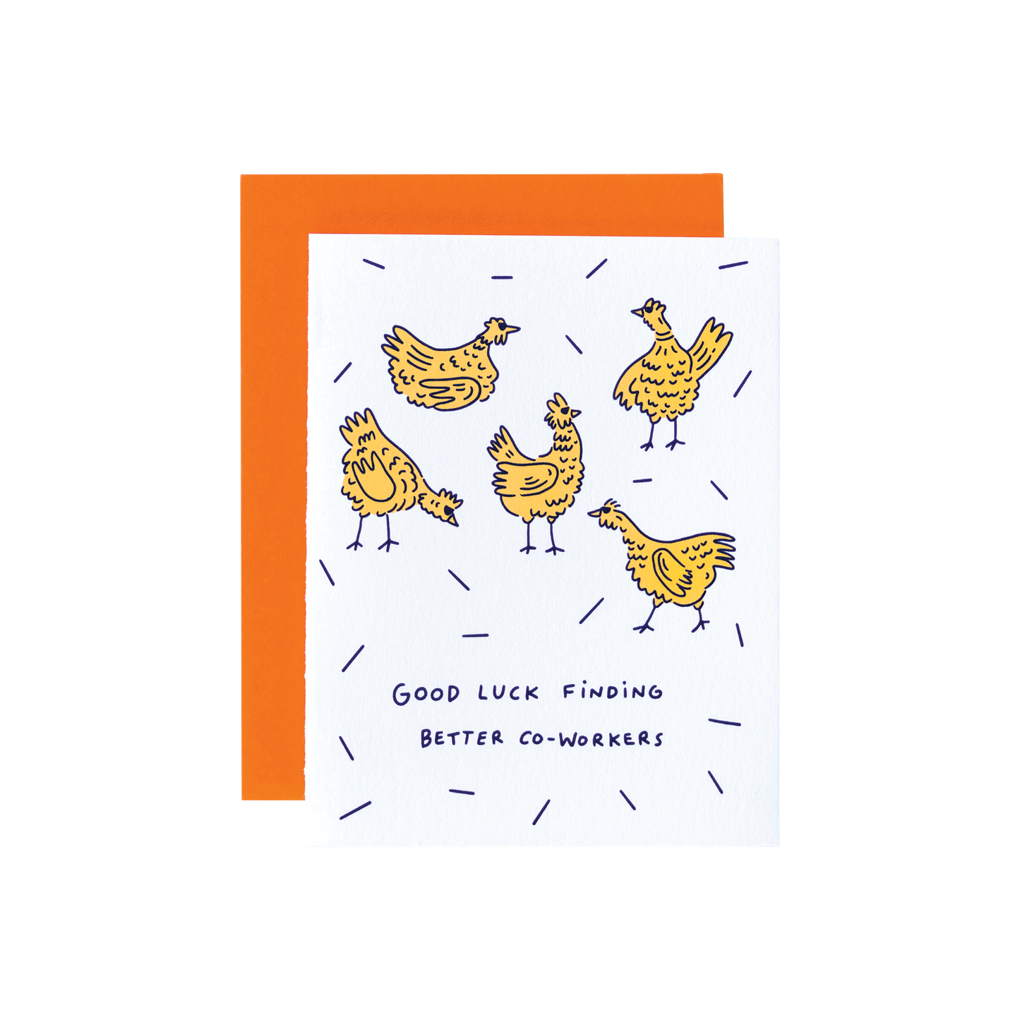 Good Luck Chickens Card
