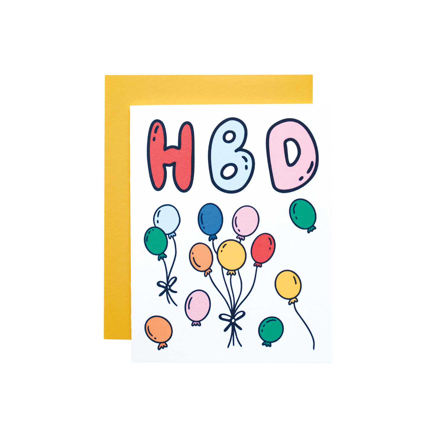 Birthday Balloons Card