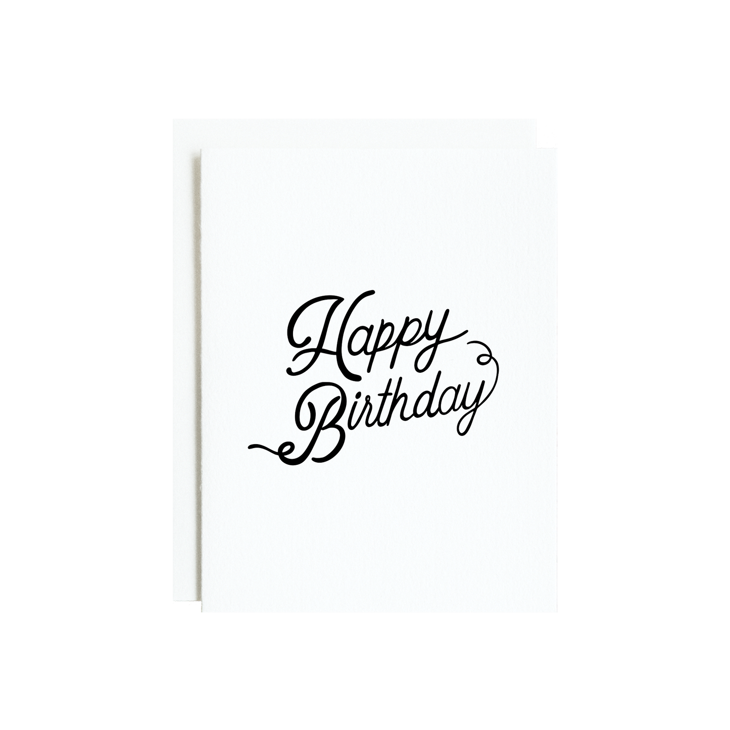 Happy Birthday Script Card