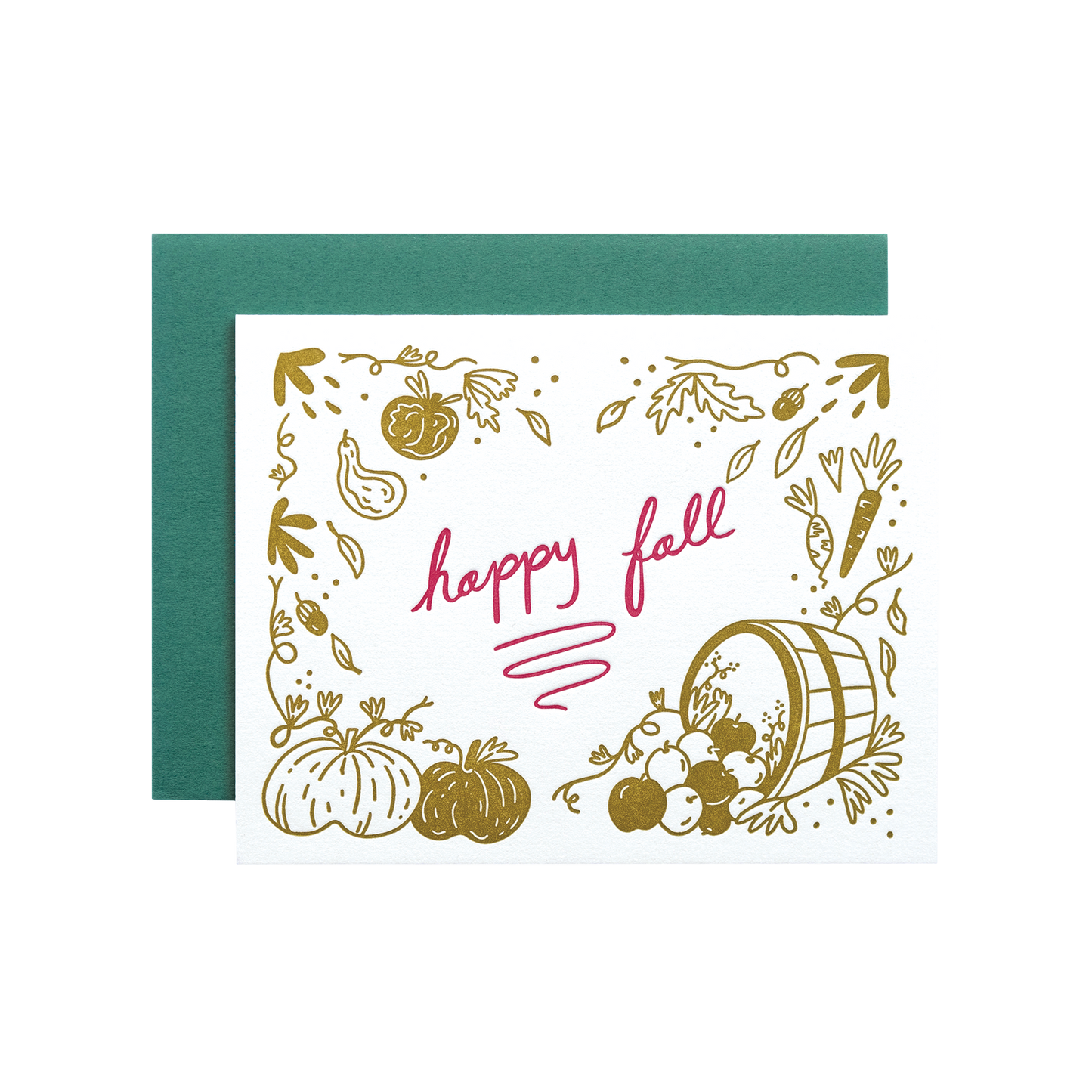 Happy fall season card. High quality card