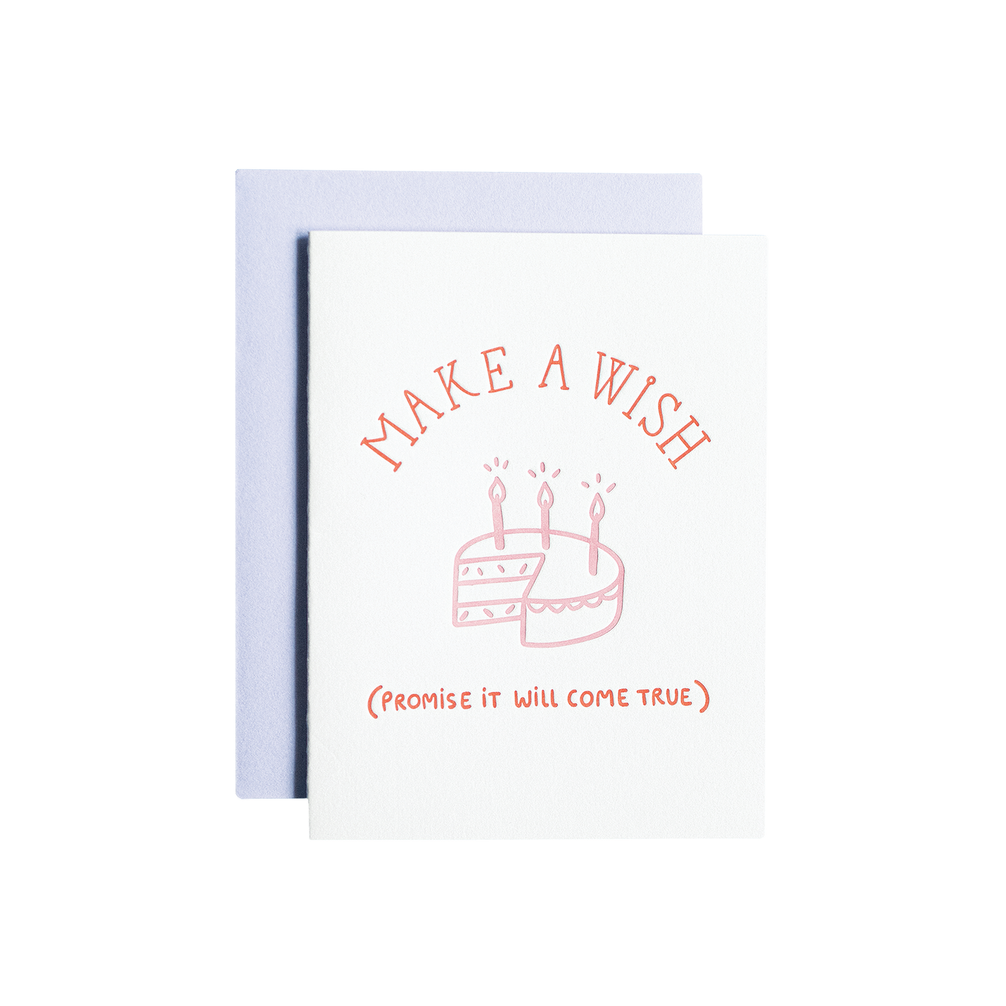 Make a wish birthday card. Greeting card