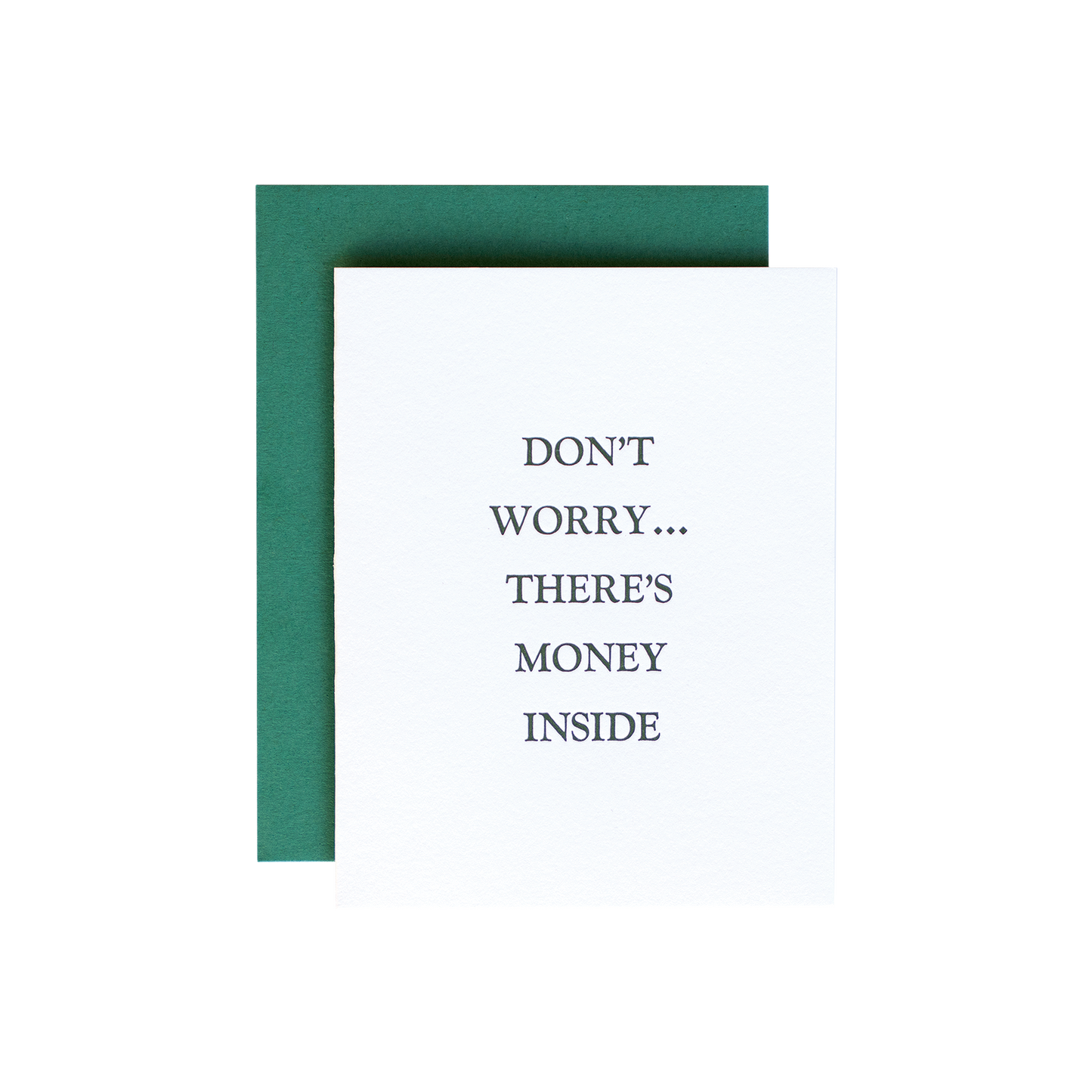 Greeting Card green. paper gift idea