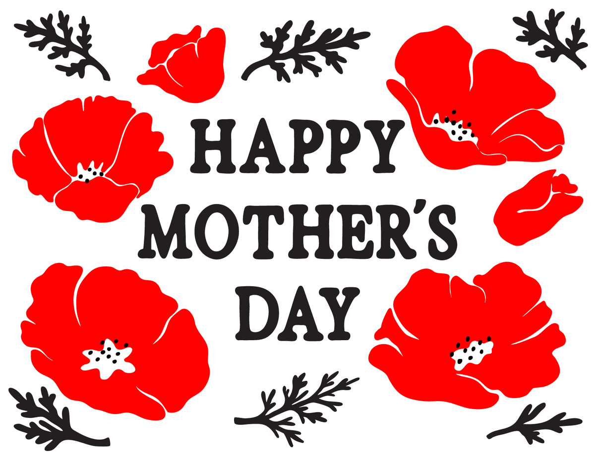 Mother's Day Poppy Card