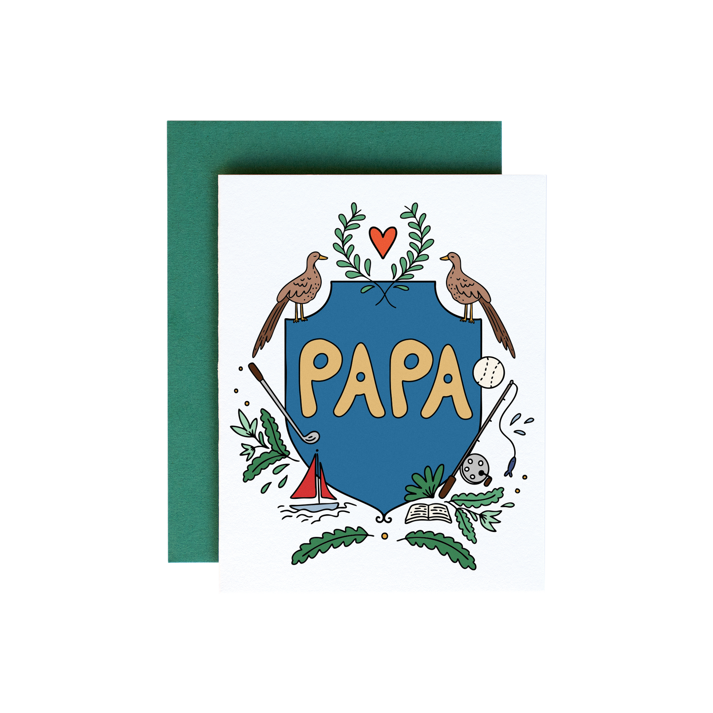 Papa Emblem Card