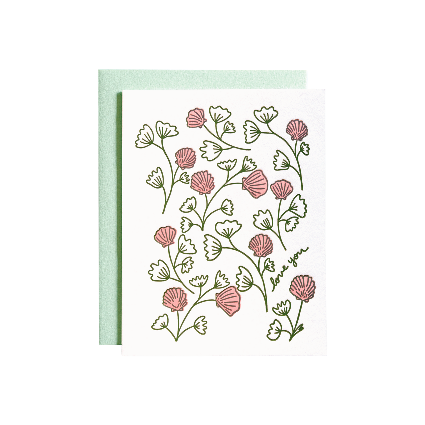 Seashell Filigree Card