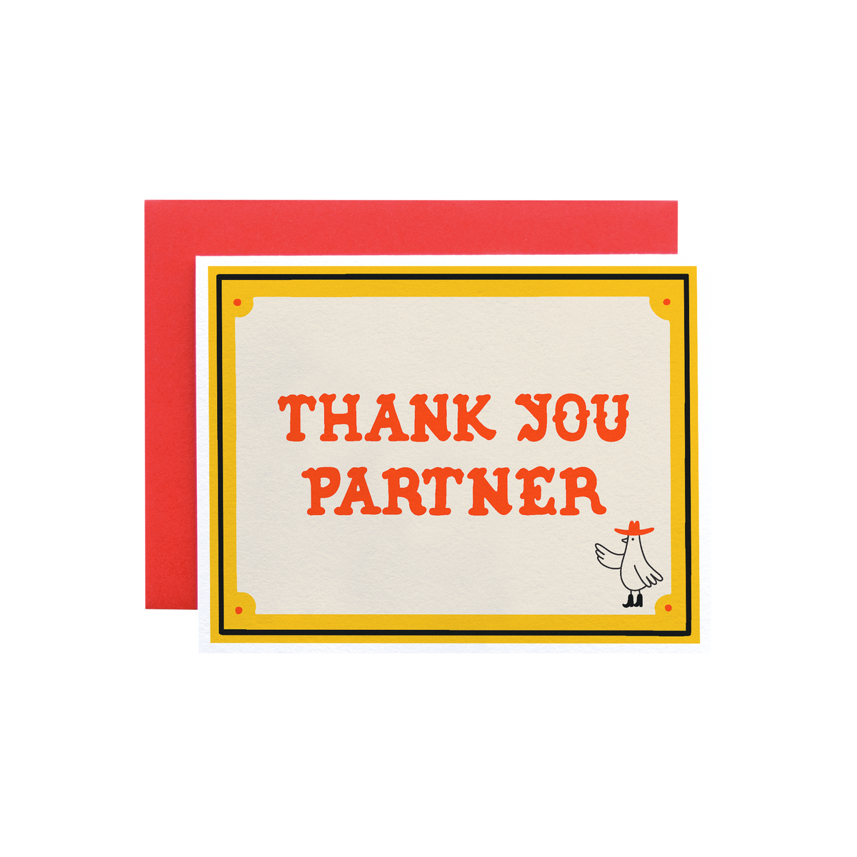 Thank You Partner Card