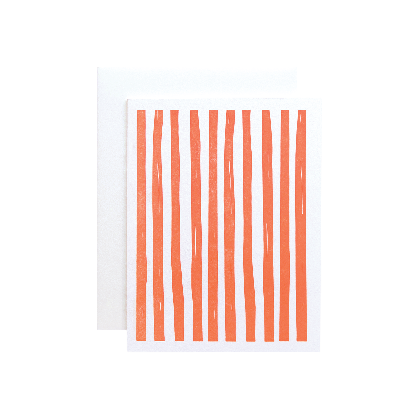 Stripes greeting card for snail mail or stationery collection