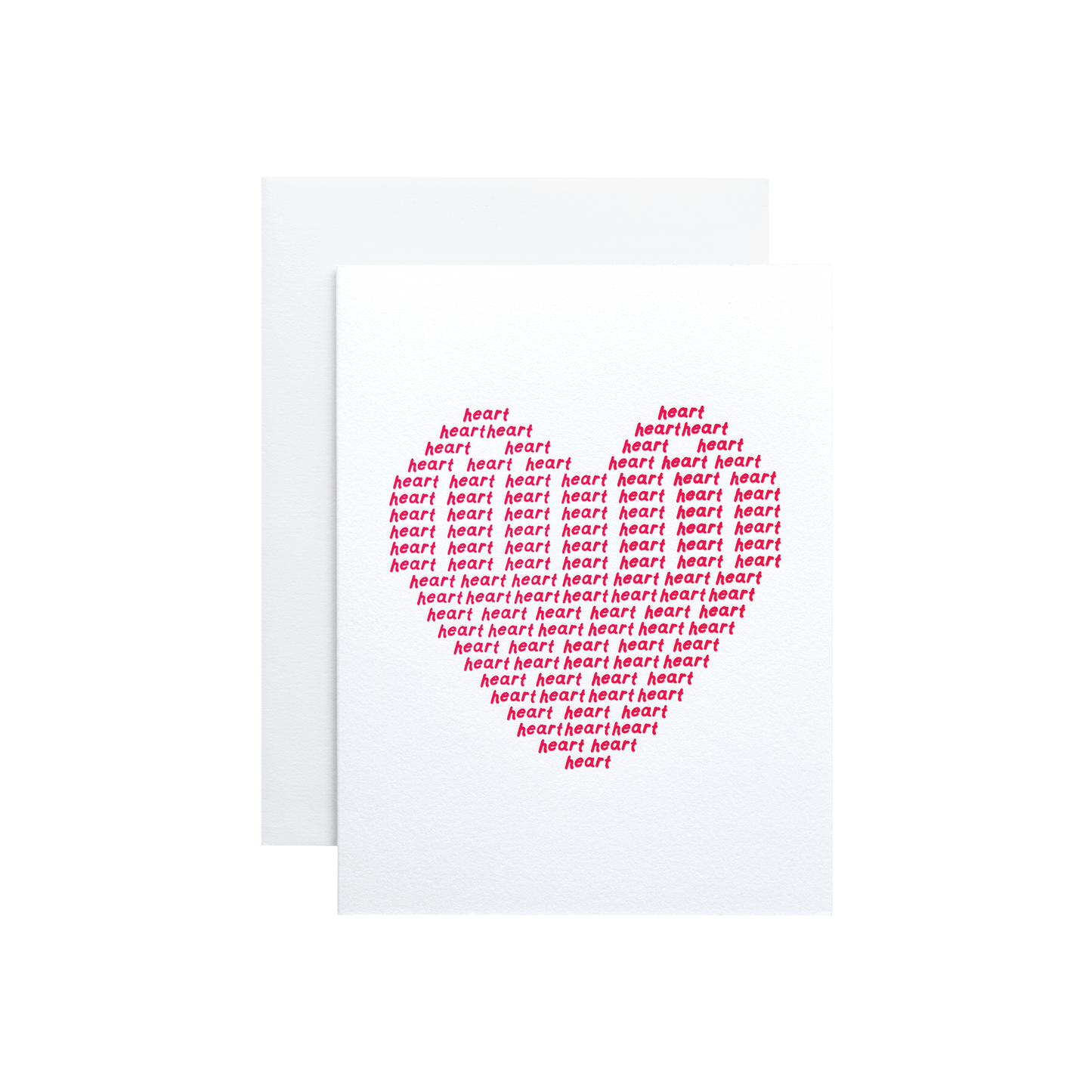 Heart card. Love greeting card