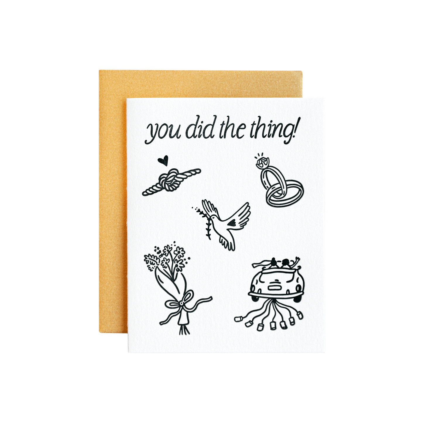You Did The Thing Card