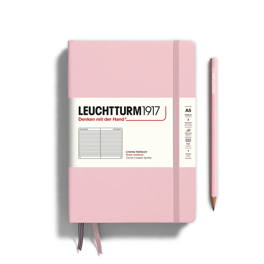 Leuchtturm1917 - A5 Medium Hardcover Ruled Notebook