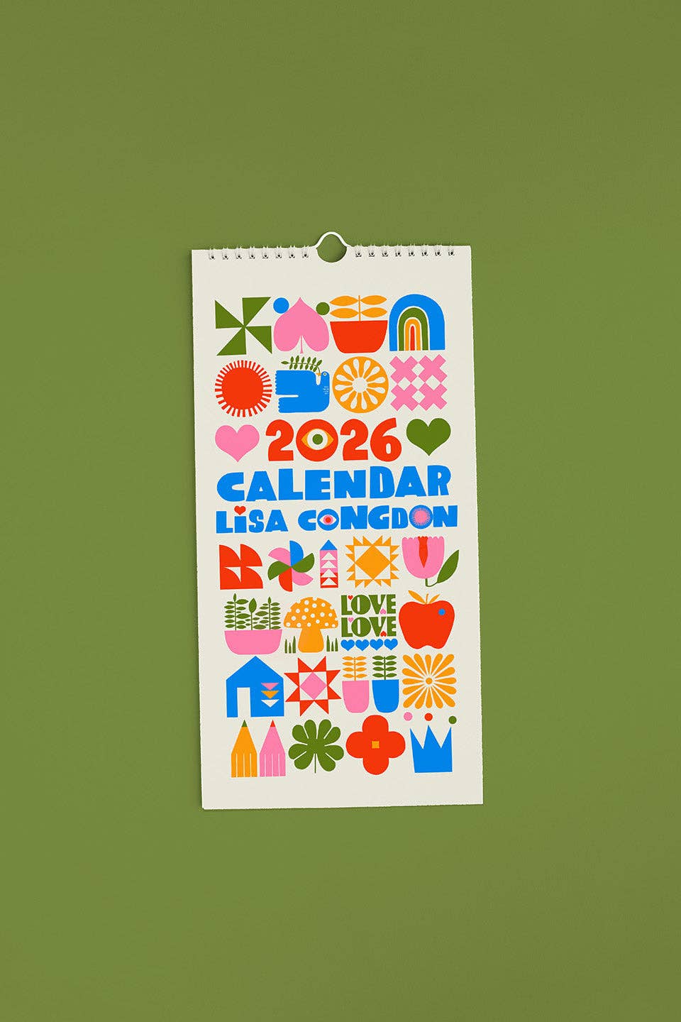 Lisa Congdon Art & Illustration 2026 Wall Calendar by Lisa Congdon