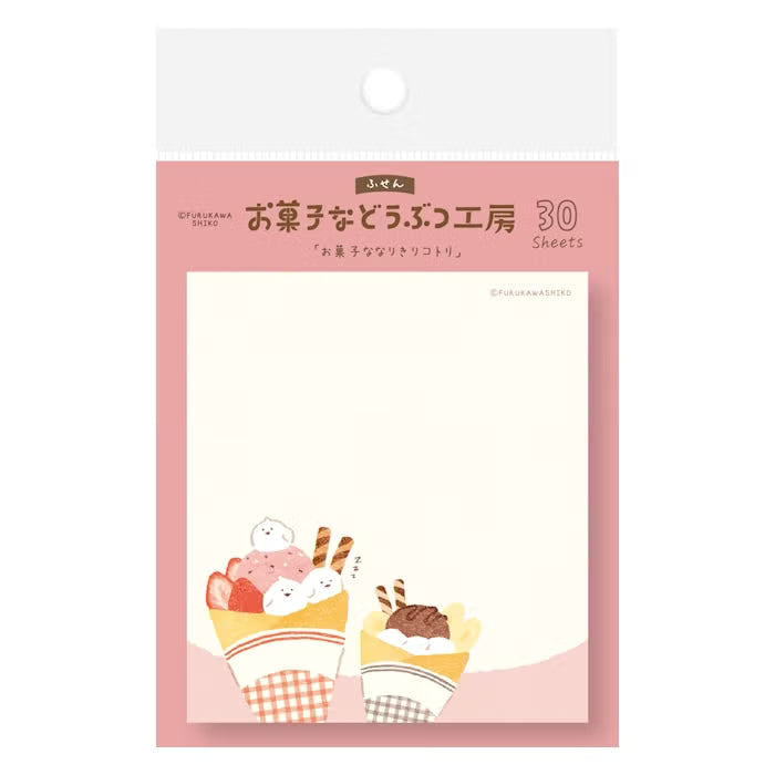 Furukawashiko Sweets Animal Workshop Sticky Notes - Bird in Costume