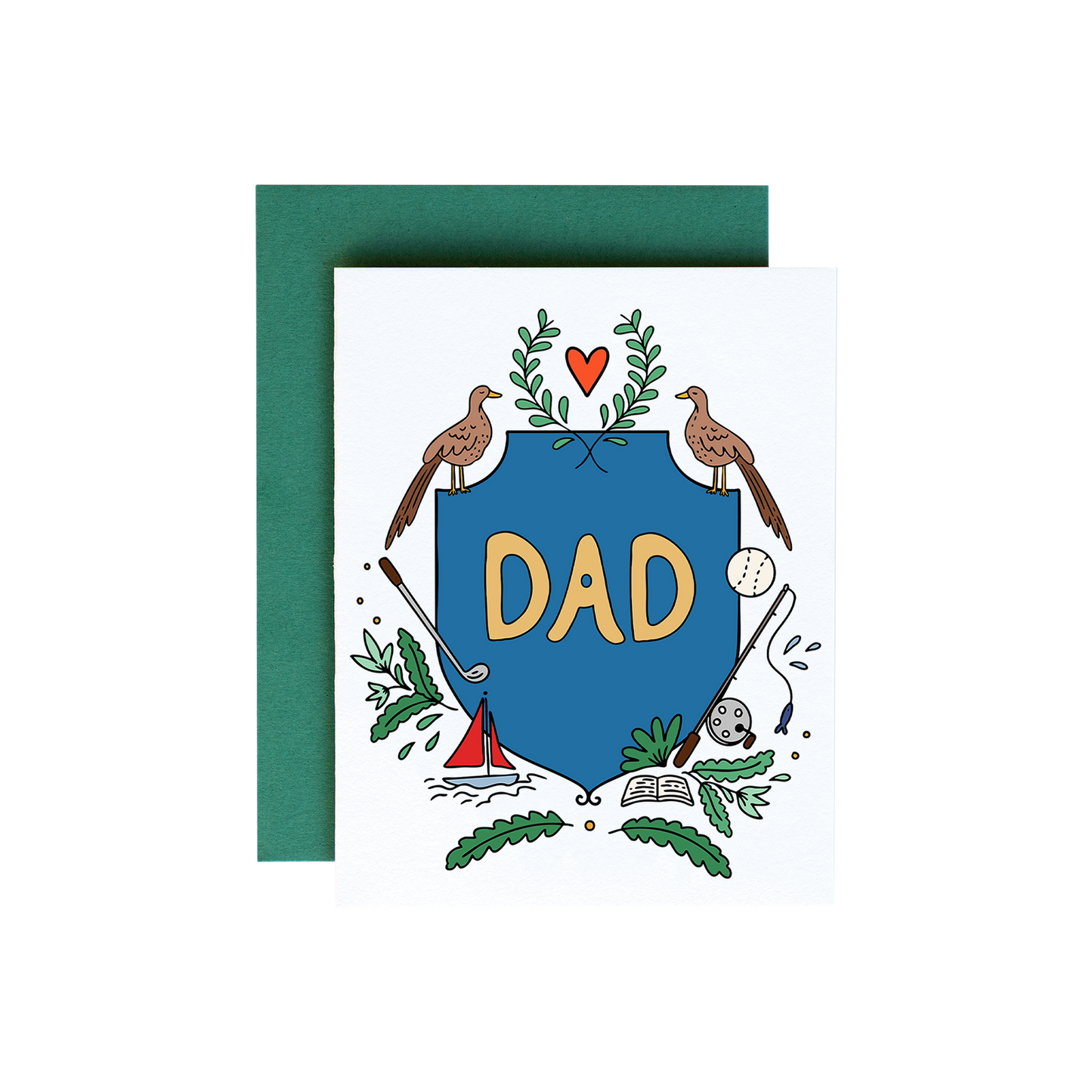 Dad Emblem Card