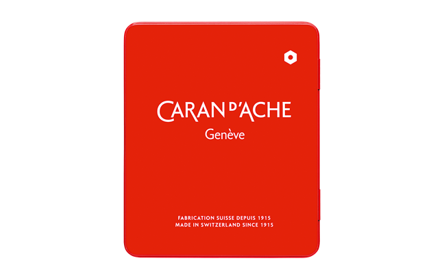 Caran D'Ache Set of 10 Neocolor I Pastels in Metal Box