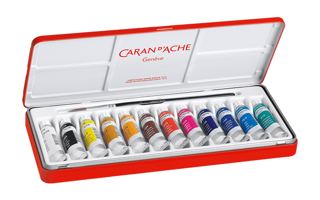 Caran d'Ache - Paint Gouache Studio - 12 Tubes