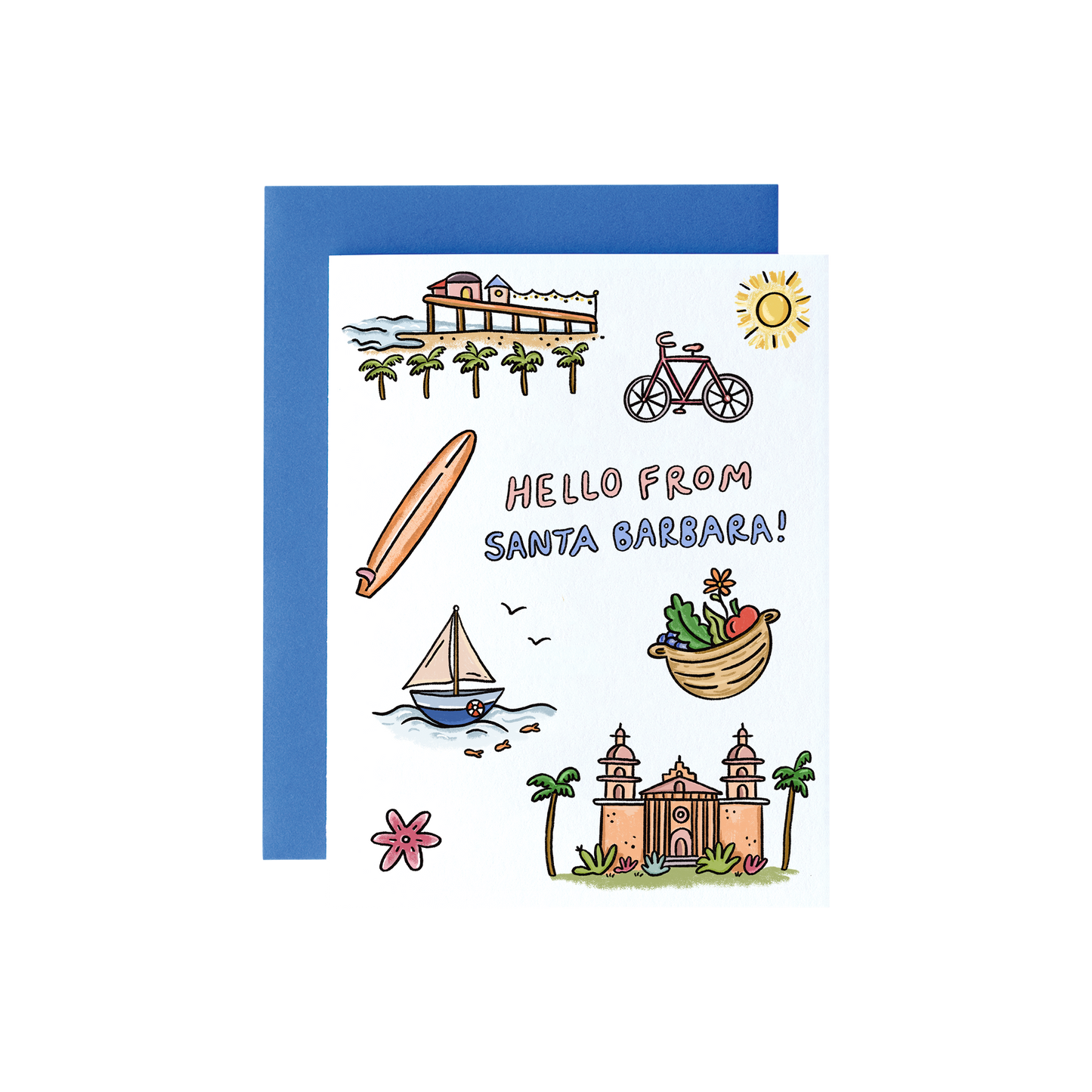 Hello from Santa Barbara Card