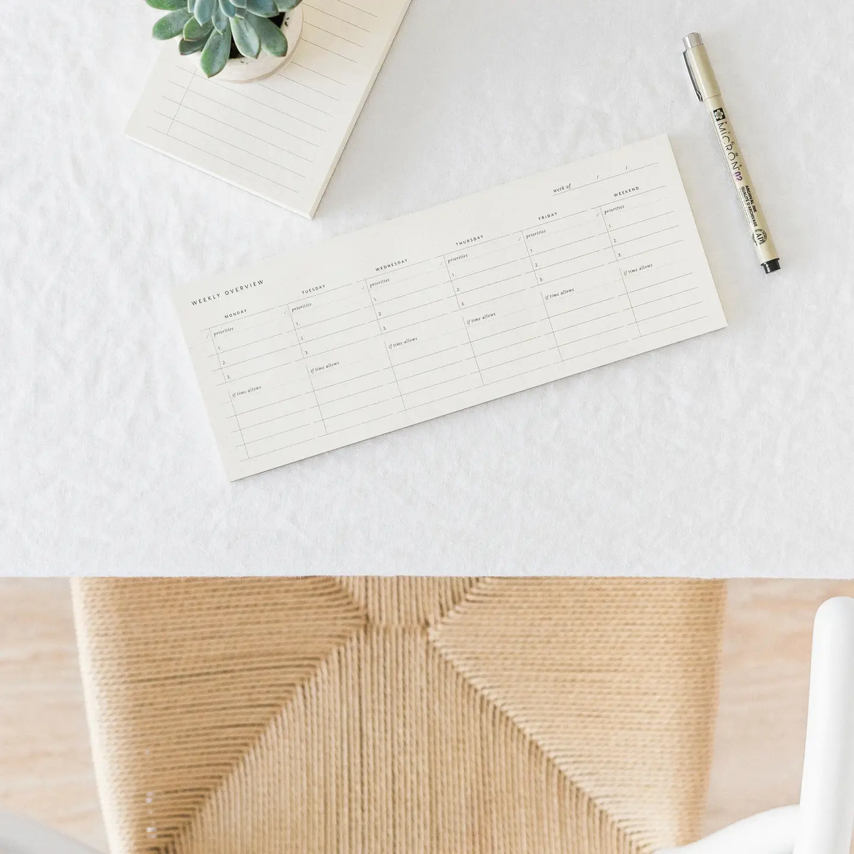 Ramona & Ruth - Weekly Keyboard Planner Deskpad