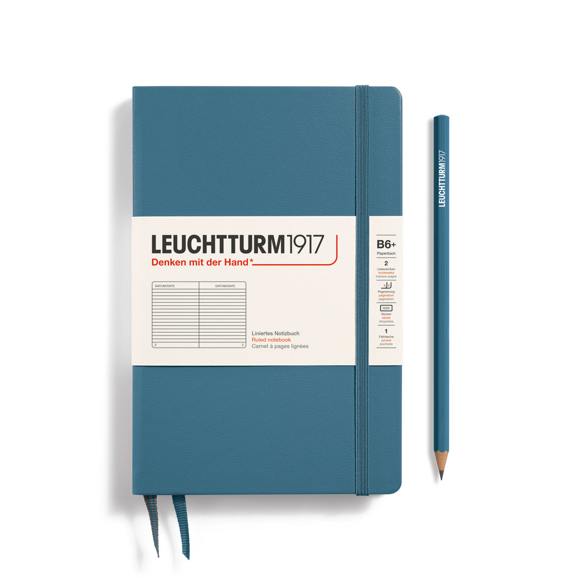 Leuchtturm1917 - B6+ Paperback Hardcover Ruled Notebook