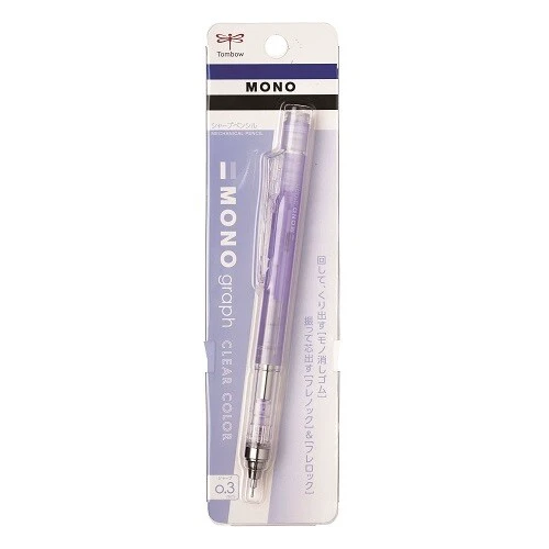 Tombow MONO Graph Mechanical Pencil - 0.3mm Clear