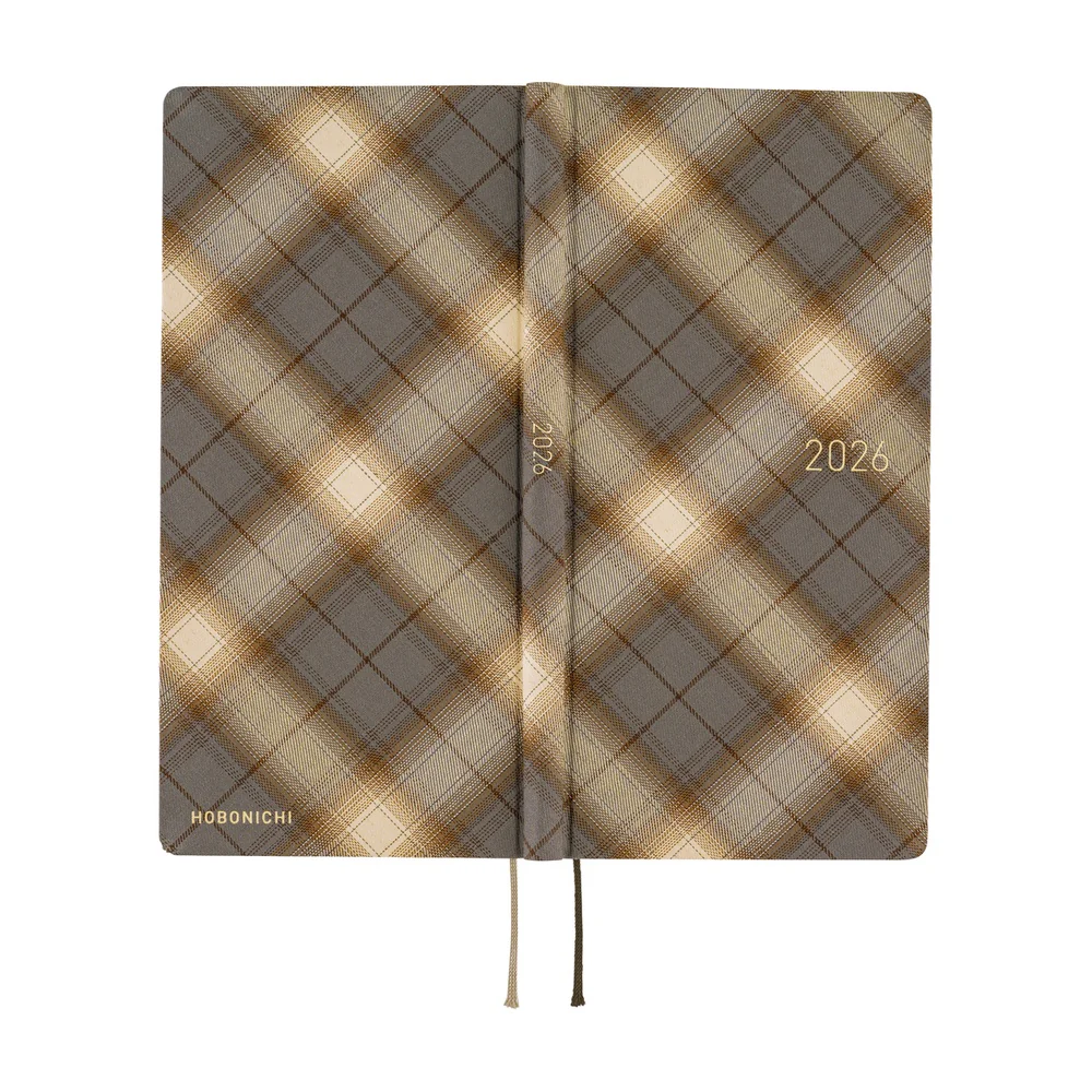 Hobonichi Techo 2026 Weeks - Shirt Fabric: Foggy Plaid