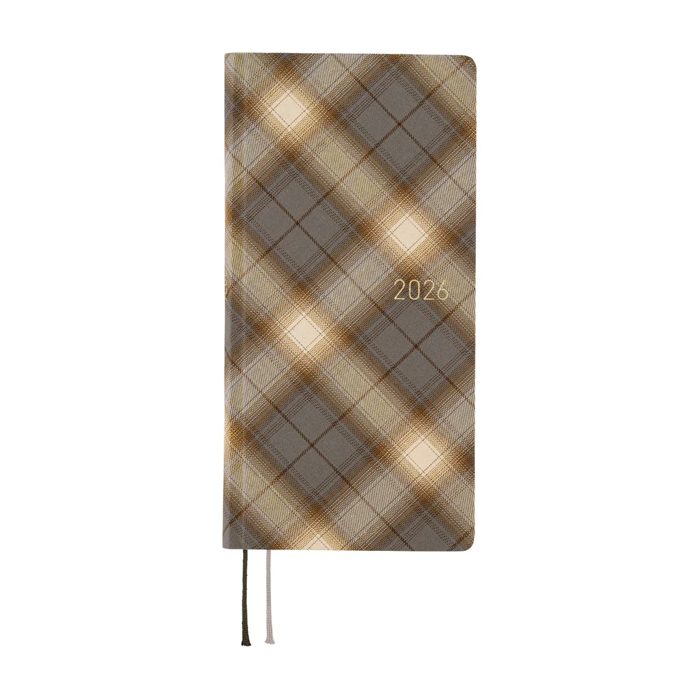 Hobonichi Techo 2026 Weeks - Shirt Fabric: Foggy Plaid