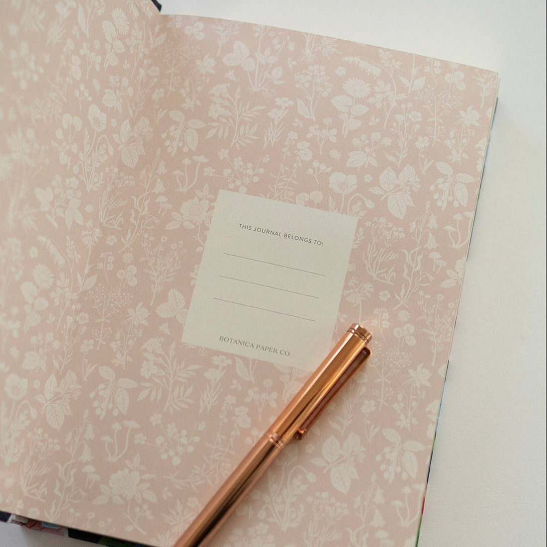 Botanica Paper Co. - Linen Bound Journal - Poppy