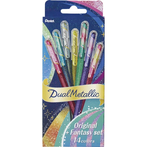 Pentel - Dual Metallic Gel pen - Original + Fantasy