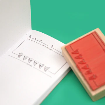 Dapper Notes - Pizza Journal Stamp