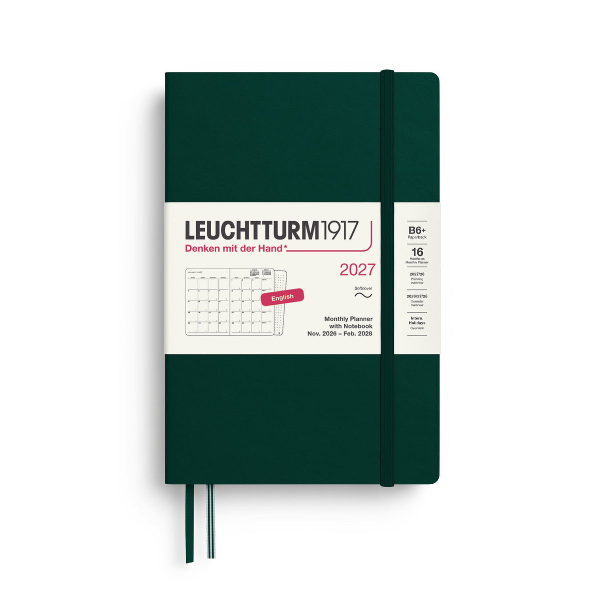Leuchtturm1917 - 2027 Planner & Notebook - B6 Monthly *Pre-order