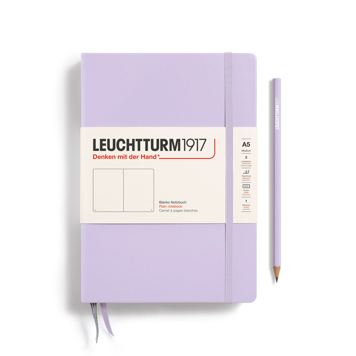 Leuchtturm1917 - A5 Medium Hardcover Blank Notebook