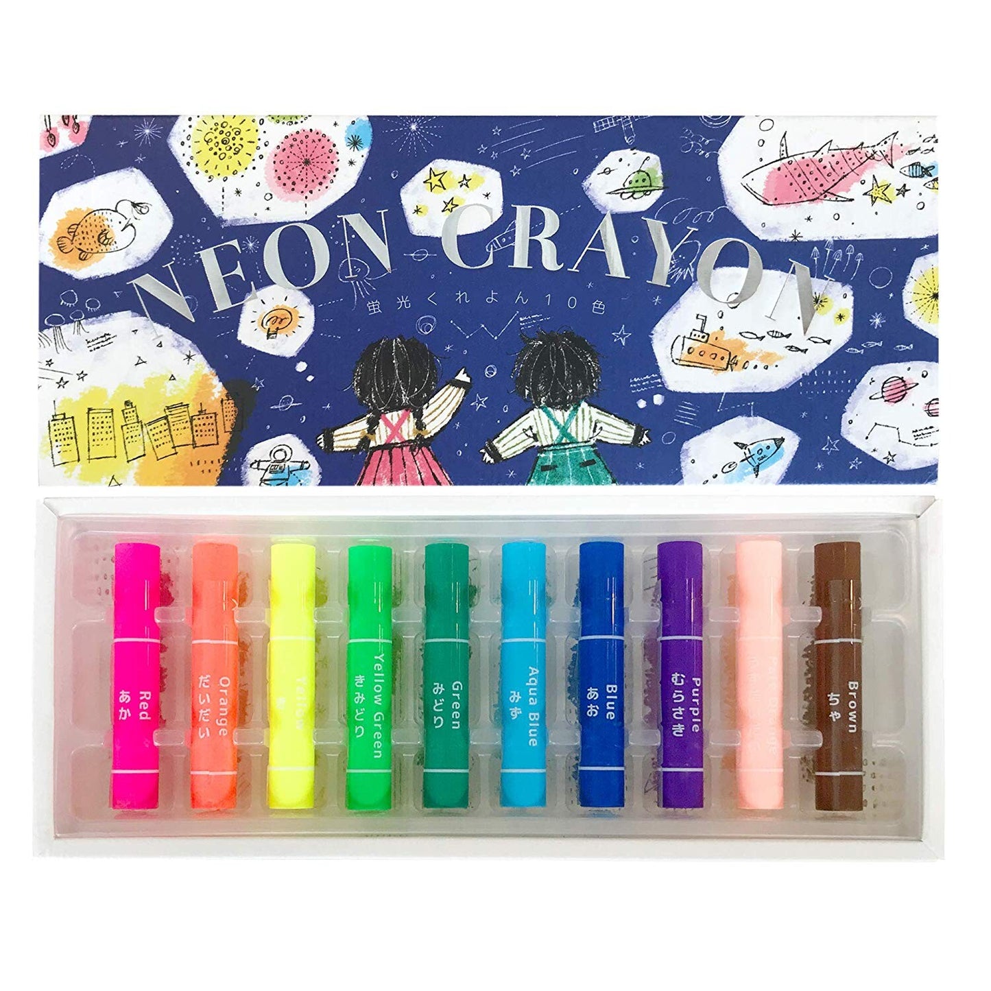 Kokuyo - Neon Crayons