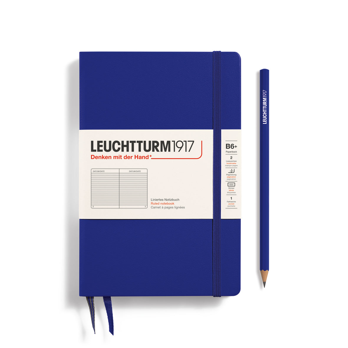 Leuchtturm1917 - B6+ Hardcover Ruled Notebook