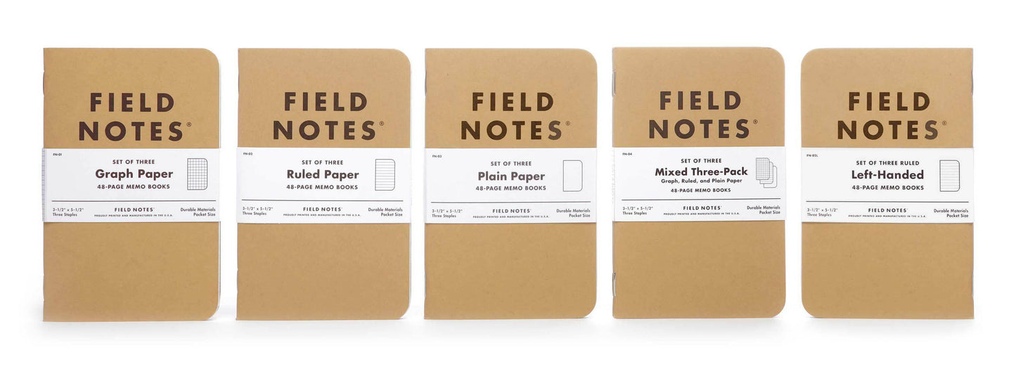 Field Notes - Original Kraft - 3-Pack