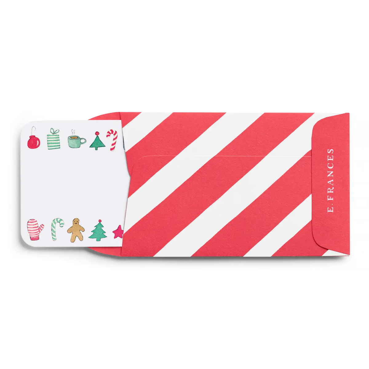 E. Frances Paper - Little Notes® Envelopes - Candy Cane Stripe - Set of 20